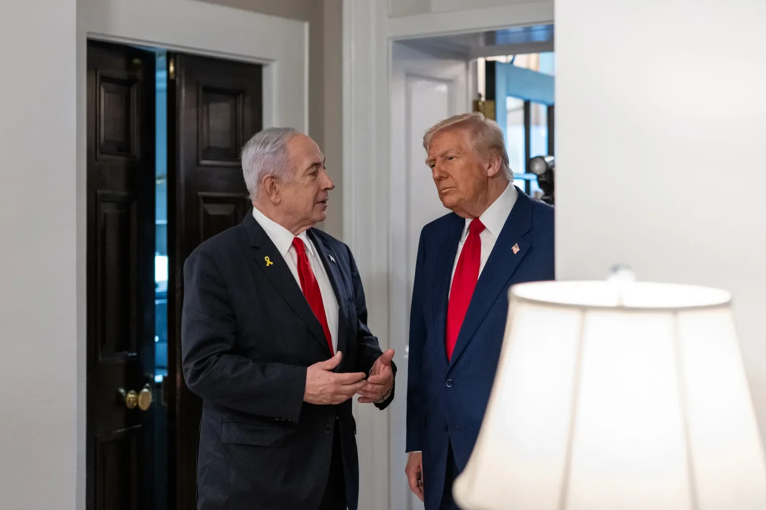 ראש הממשלה נתניהו והנשיא טראמפ בבית הלבן