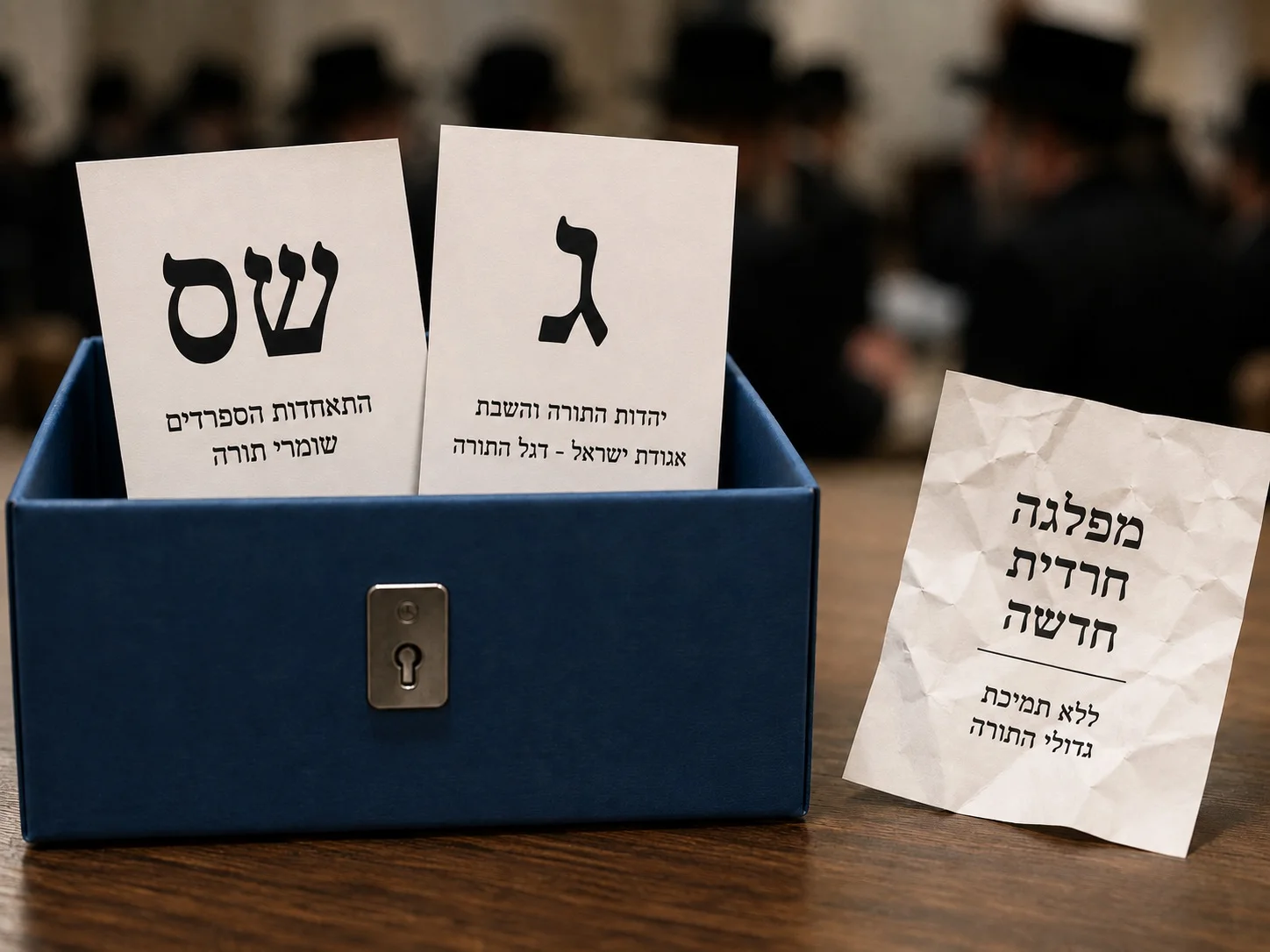 מפלגה חרדית חדשה מחוץ לקלפי