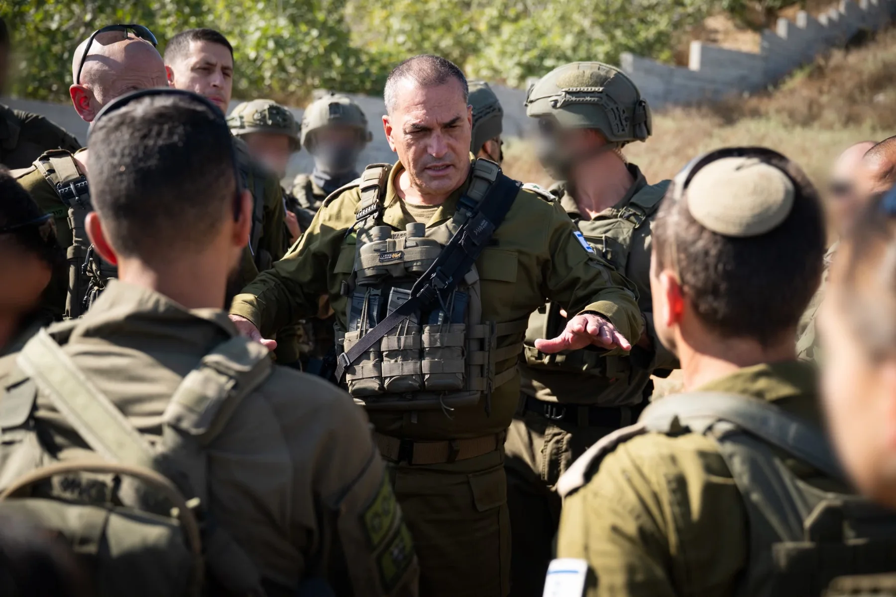 הרמטכ"ל בזירת הפיגוע בכפר תל