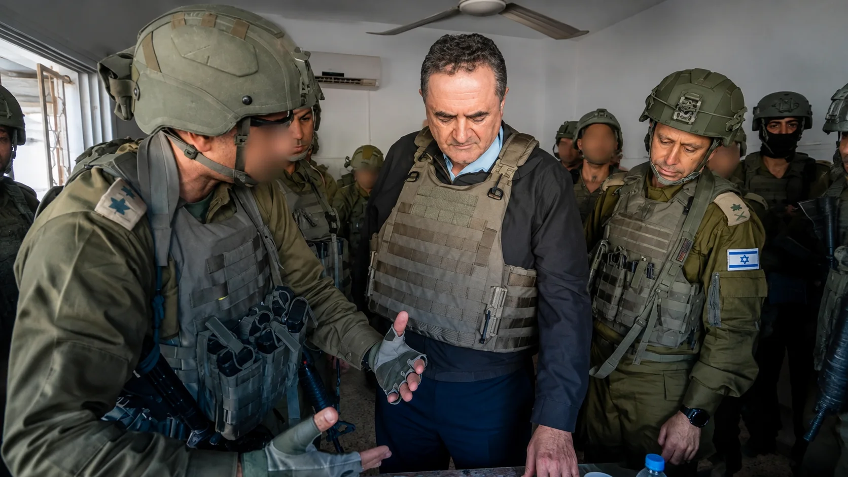 שר הביטחון ישראל כ"ץ במהלך הערכת מצב בג'נין