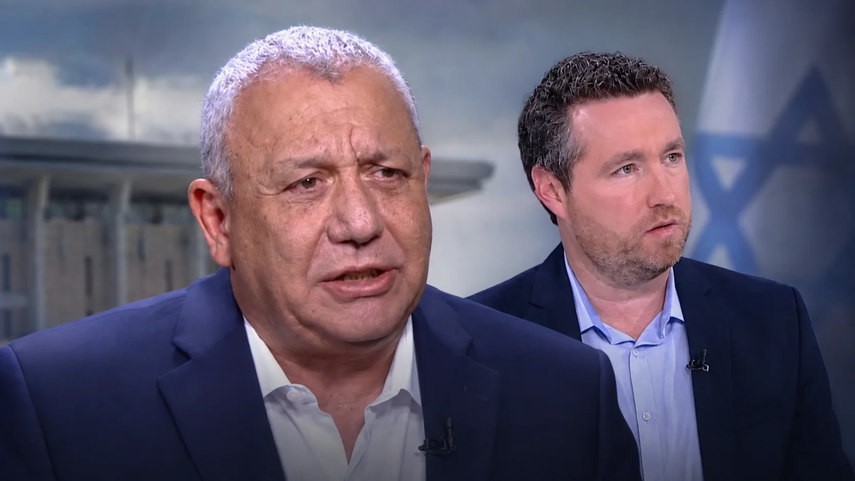 יו"ר מפלגת "ישר", גדי איזנקוט, ולצדו רונן מנליס, שהיה מעורב לפי הפרסום בליווי הקמת מפלגת "הציבור החרדי"