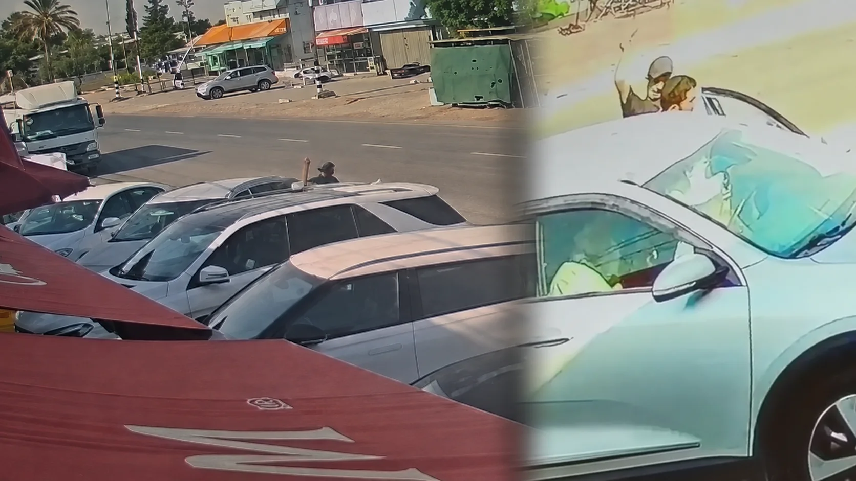 תיעוד הפיגוע בבקעה