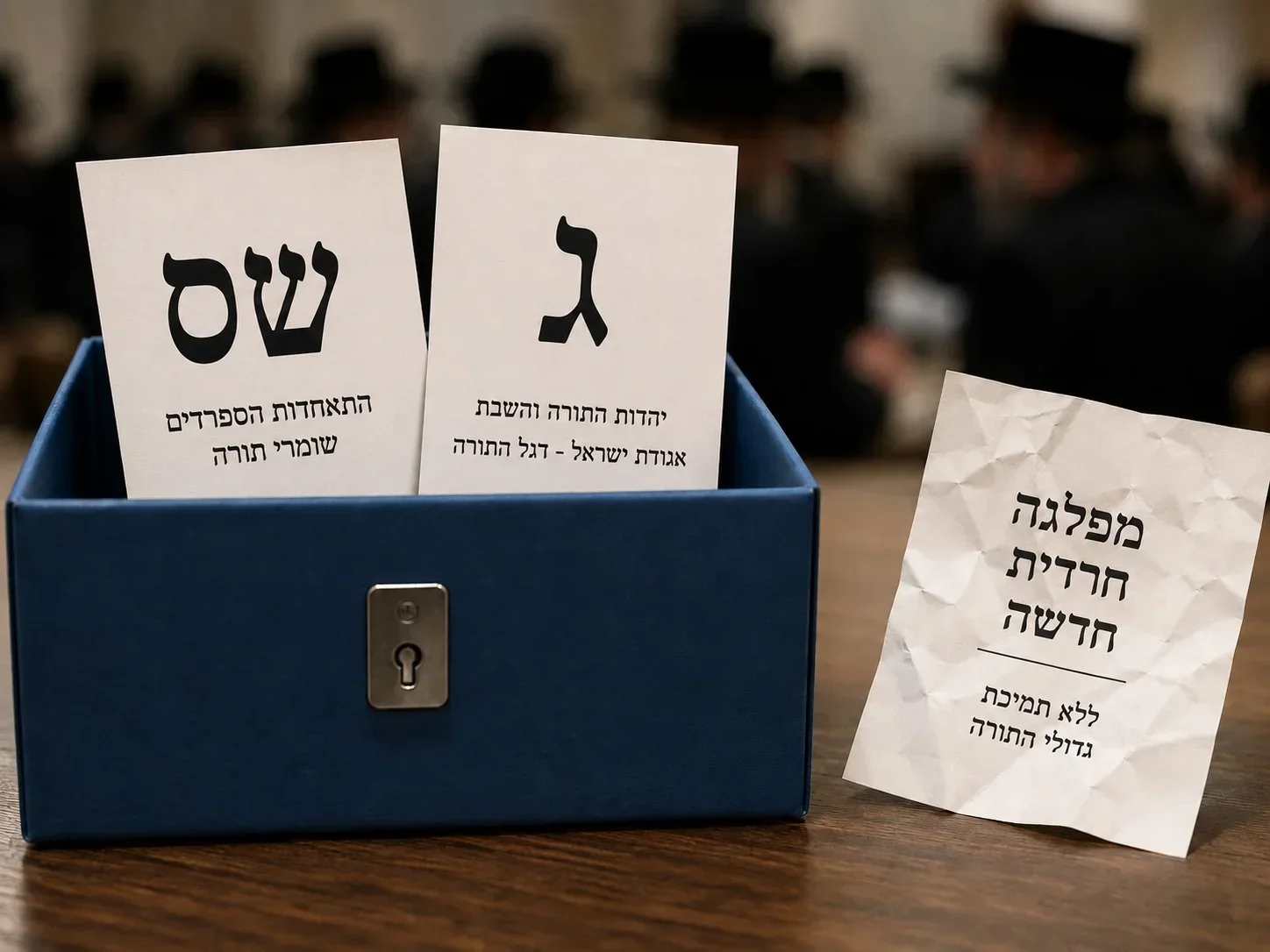 מפלגה חרדית חדשה מחוץ לקלפי