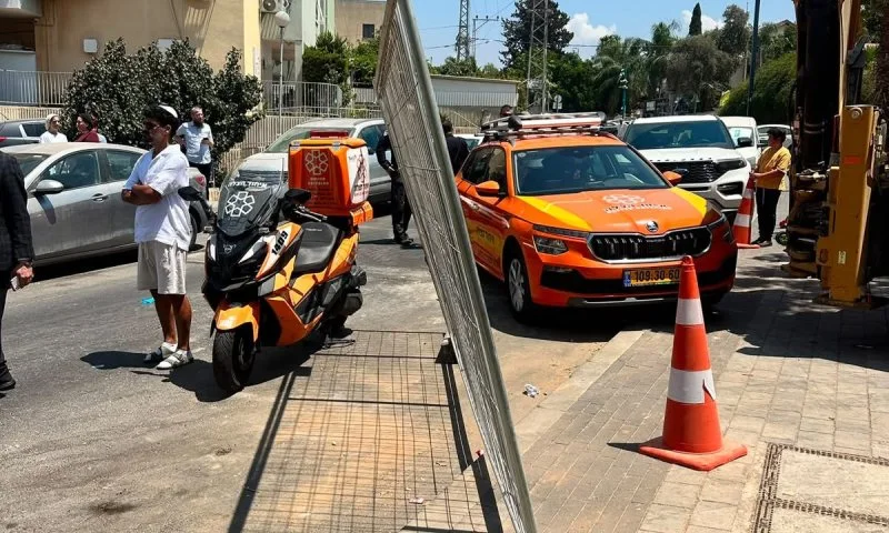 זירת האירוע בלוד