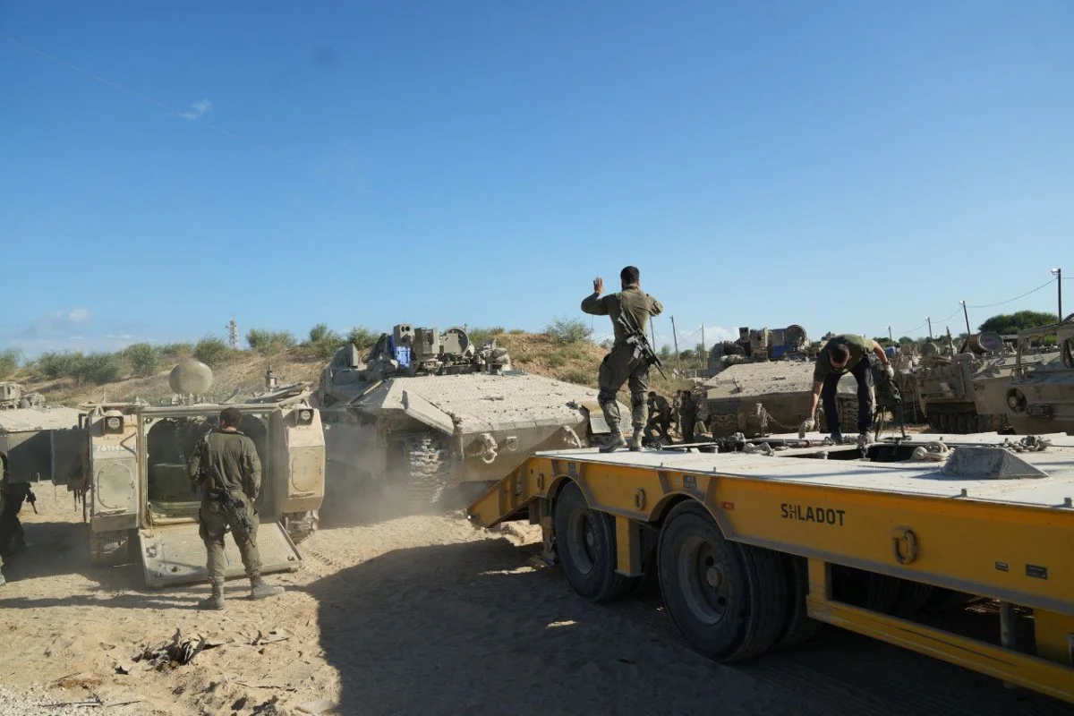 המבצע הלוגיסטי להיערכות מחדש של כוחות צה״ל ברצועת עזה