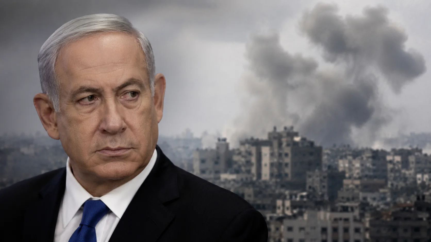 ראש הממשלה בנימין נתניהו על רקע תקיפה ברצועת עזה